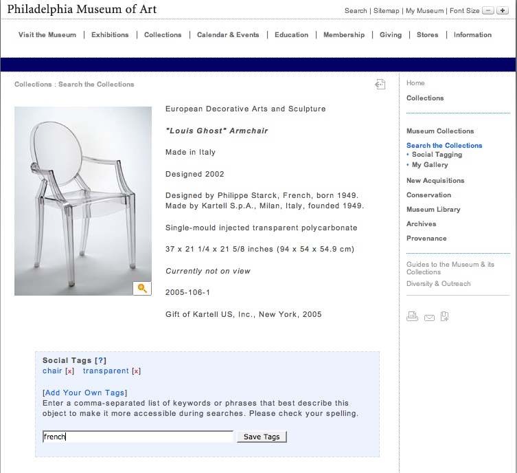 add tags to a work from the PMA collection add tags to a work from the PMA collection