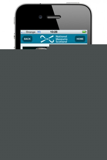 26 Treasures: screenshot of Cramond Lioness mobile web page
