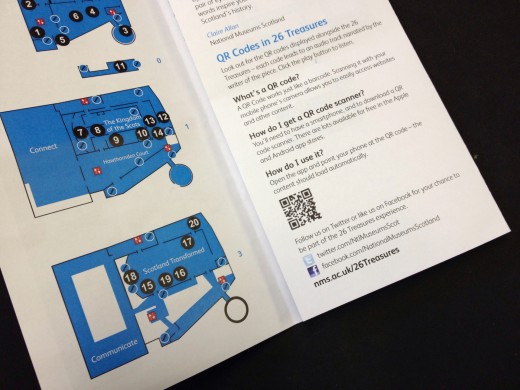 26 Treasures: map-based trail with QR Code explanation