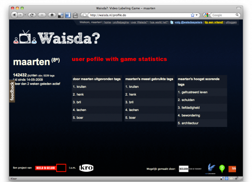 Waisda? Homepage