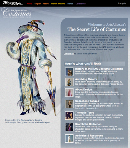 Arts - The Secret Life of Costumes collection