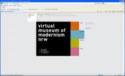 Virtual museum of modernism