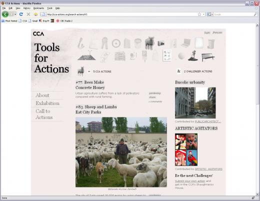 CCA Actions Screenshot
