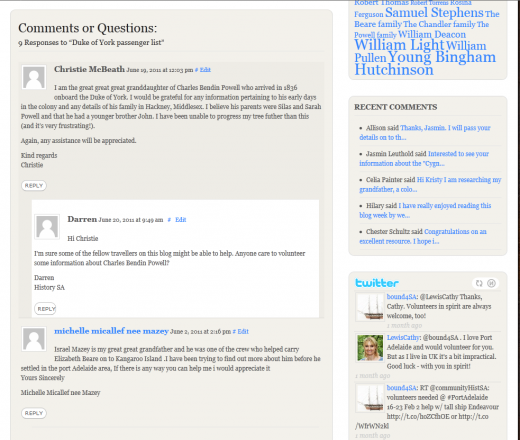 Bound for South Australia - image 4 - comments