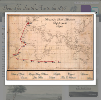 Bound for South Australia - image 3 - map