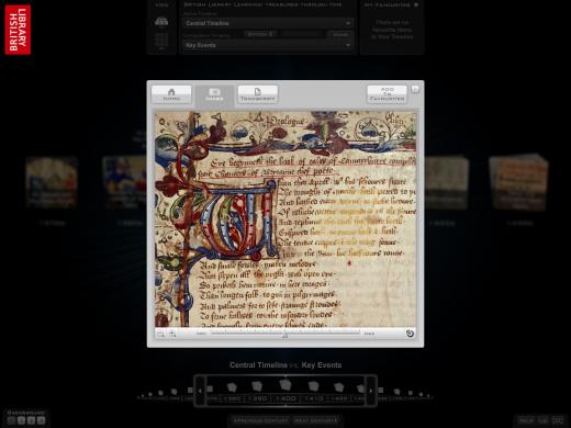 Timelines: Sources from History: viewing Canterbury Tales
