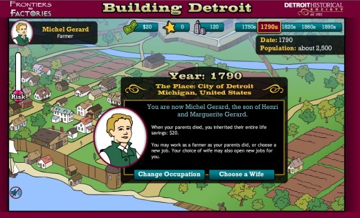 Building Detroit: Game level intro