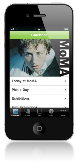 MoMA's iPhone App: Calendar