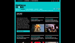 Take Part page at Global Screen virtual platform