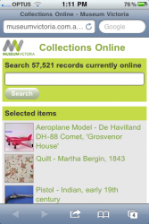 Mobile view of Museum Victoria's Collections Online
