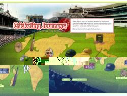 Cricketing Journeys Flash interactive