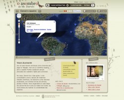 Doménech, F., MisterDarwin.eu: A Web Exhibition Based On 2.0 Interactivity: Figure 1