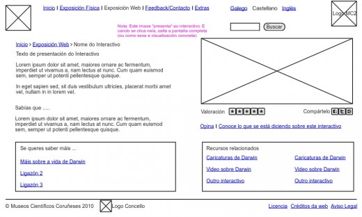 Doménech, F., MisterDarwin.eu: A Web Exhibition Based On 2.0 Interactivity: Figure 6 Doménech, F., MisterDarwin.eu: A Web Exhibition Based On 2.0 Interactivity: Figure 6