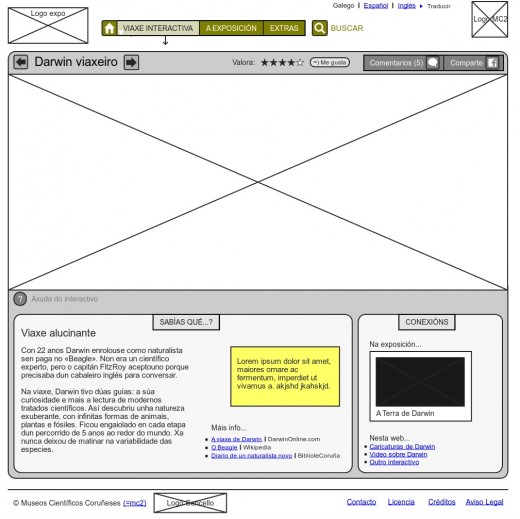 Doménech, F., MisterDarwin.eu: A Web Exhibition Based On 2.0 Interactivity: Figure 7 Doménech, F., MisterDarwin.eu: A Web Exhibition Based On 2.0 Interactivity: Figure 7