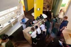 Gaggles of Children Using WaterWorx at the Powerhouse Museum