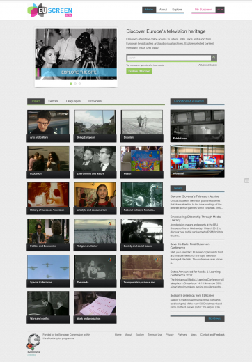 EUscreen portal