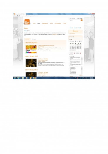 South Australian Community History image 1 Events Calendar