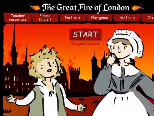 Fire of London homepage
