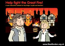 Great Fire of London postcard