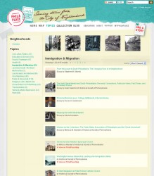Fisher, M., et al., PhilaPlace to AnyPlace: Building a Reusable Community Platform for Mapping and Sharing History, Figure 3 Fisher, M., et al., PhilaPlace to AnyPlace: Building a Reusable Community Platform for Mapping and Sharing History, Figure 3