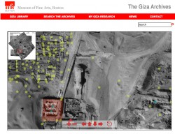 The Visual Search page of The Giza Archvies web site.