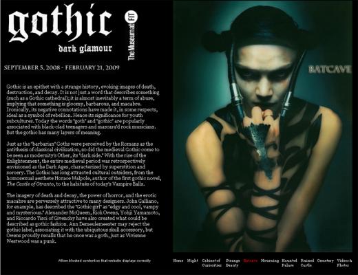 Gothic: Dark Glamour home