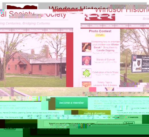 Windsor Historical Society home page