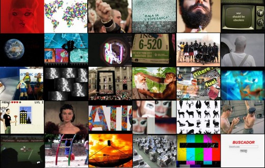 Screenshots of some of the videos participating in Global Screen