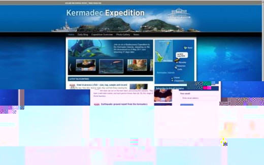 Kermadec Expedition blog