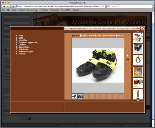 Laine-Zamojska, M., Virtual Museum and Small Museums: ViMuseo.fi Project: Figure 4 Laine-Zamojska, M., Virtual Museum and Small Museums: ViMuseo.fi Project: Figure 4