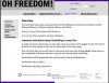 Oh Freedom! Detail of the Lesson Plan Overview