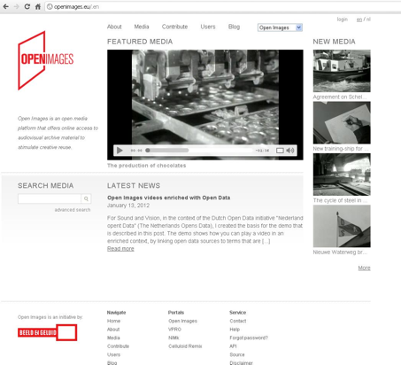 1. Open Images home page