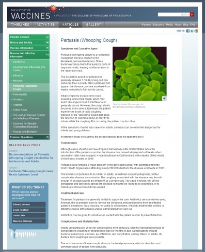 History of Vaccines Featured Articles History of Vaccines Featured Articles