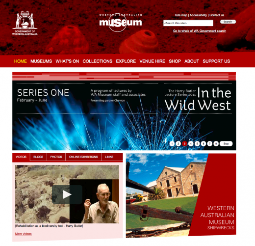WA Museum website | Home page