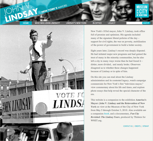 New York's Mayors: John V. Lindsay