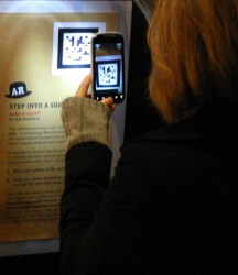 Rothfarb, R., Mixing Realities to Connect People, Places, and Exhibits Using Mobile Augmented-Reality Applications, Figure 1 Rothfarb, R., Mixing Realities to Connect People, Places, and Exhibits Using Mobile Augmented-Reality Applications, Figure 1