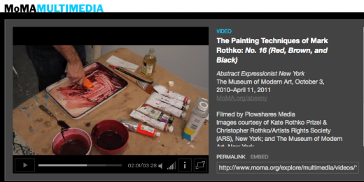 Abstract Expressionist New York, Painting Techniques Videos