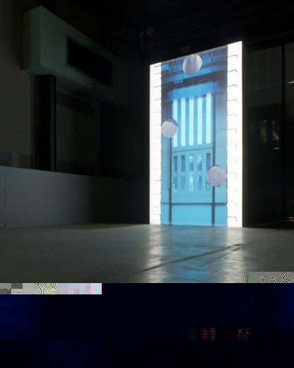 Tacit Dean Film installed in the Turbine Hall