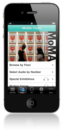 MoMA's iPhone App: Tours