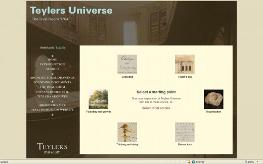 Teylers Universe: the Oval Room 1784