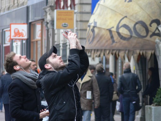 MuseumApp: Visitors using the App