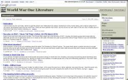 Teaching First World War Poetry Google Group