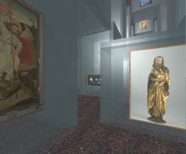 Swiss Virtual Museum  some sketches of the spaces